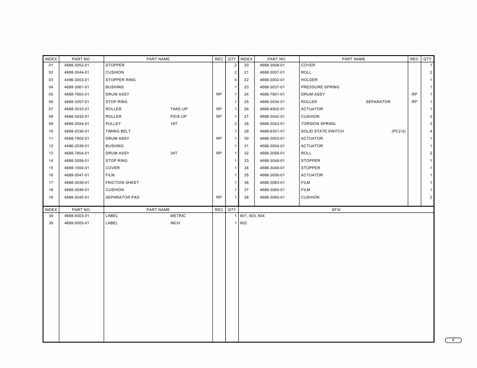 Konica-Minolta Options AF-10 Parts Manual-6